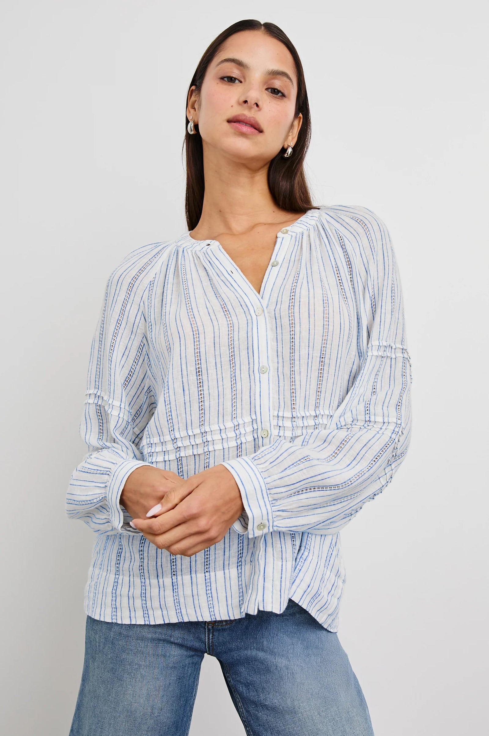Rails Frances Blouse | Sonoma Stripe