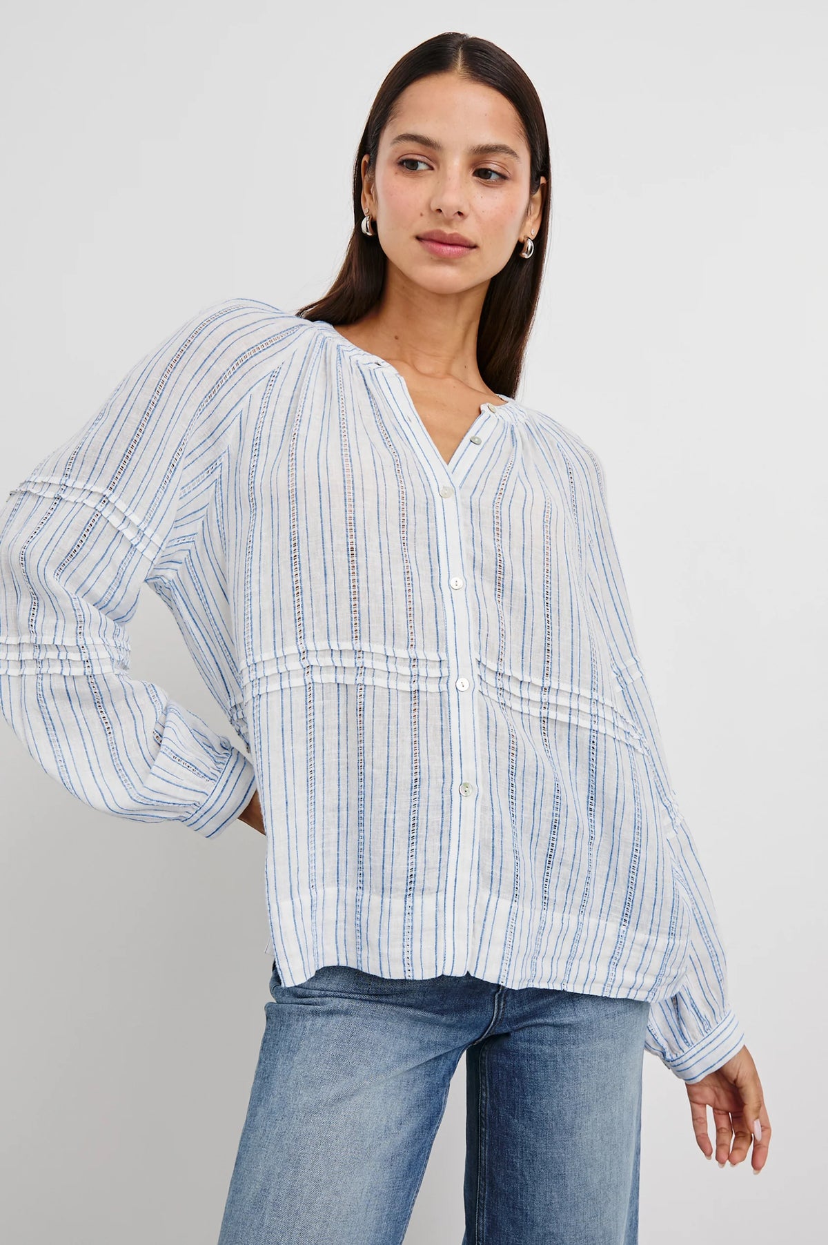 Rails Frances Blouse | Sonoma Stripe