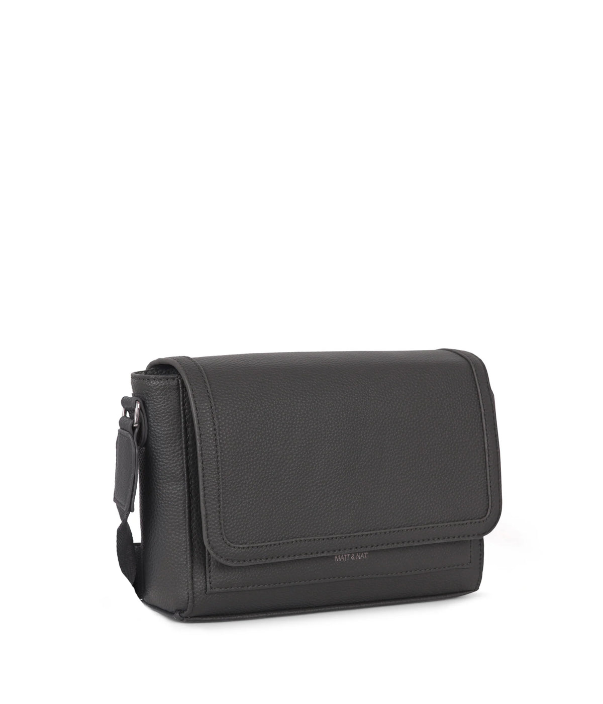 Matt & Nat Grain Shoulder Bag | Coal