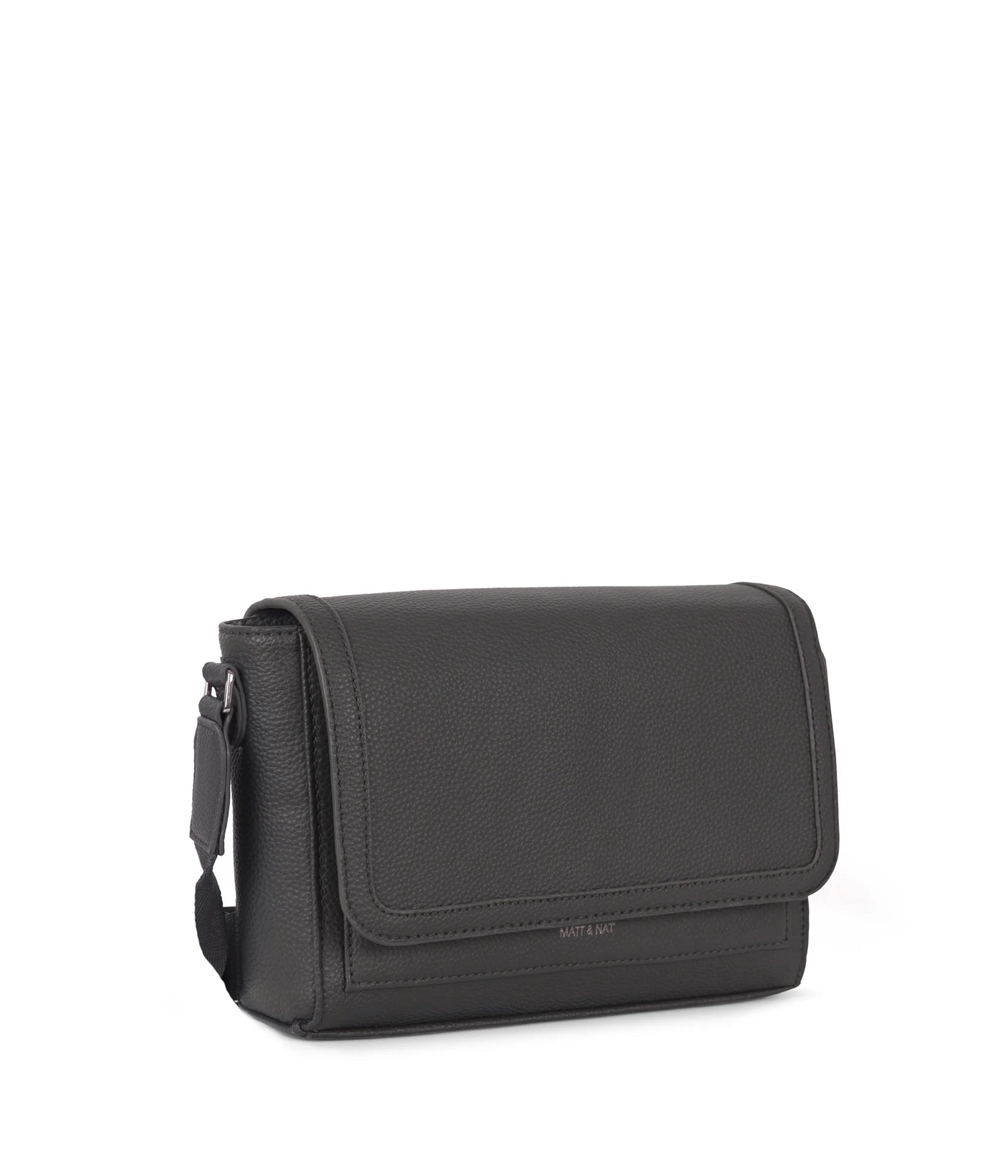 Matt & Nat Grain Shoulder Bag | Coal