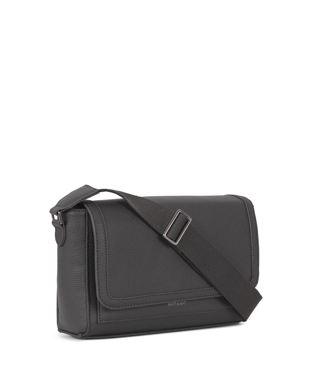 Matt & Nat Grain Shoulder Bag | Coal