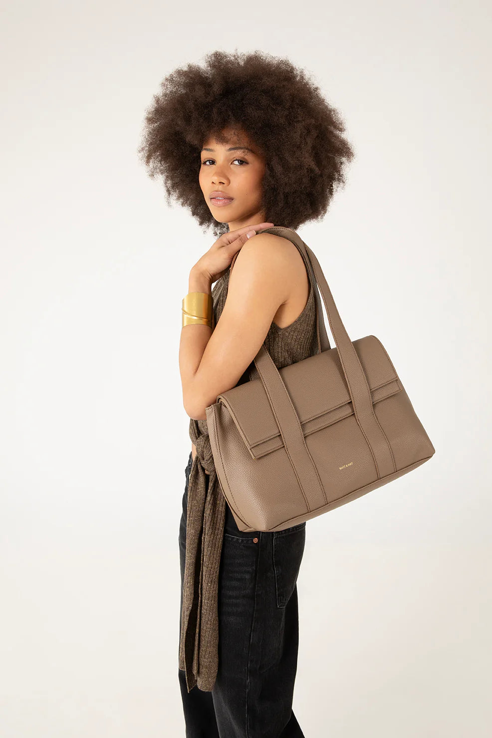 Matt & Nat Molly Grain Tote | Toffee