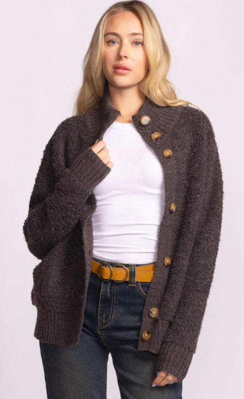 Pink Martini Dolly Sweater | Dark Grey