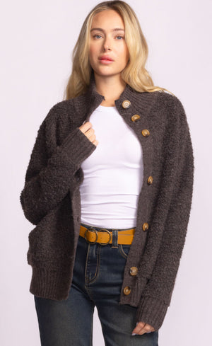 Pink Martini Dolly Sweater | Dark Grey