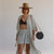 Pokoloko Striped Crinkle Cotton Shorts | Stripe