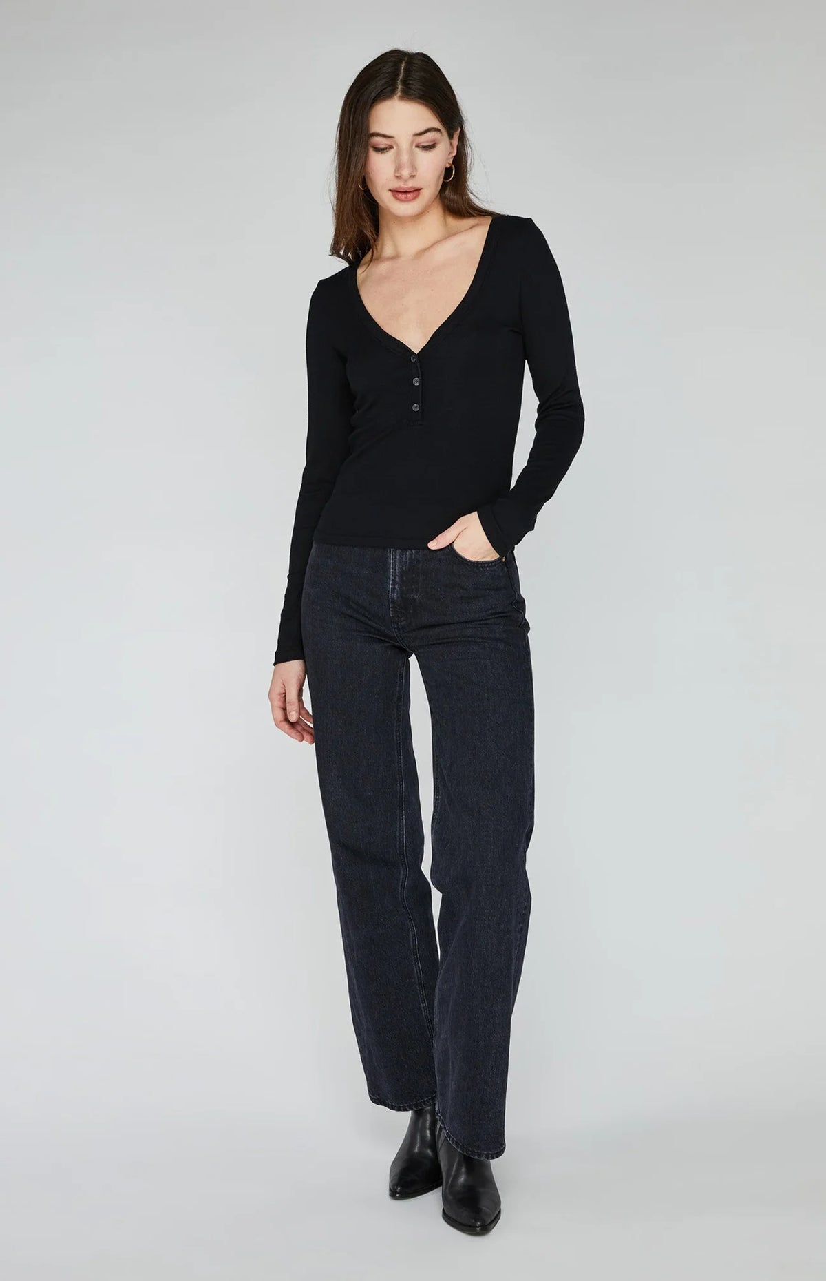 Gentle Fawn Tiana Top | Black + Fawn