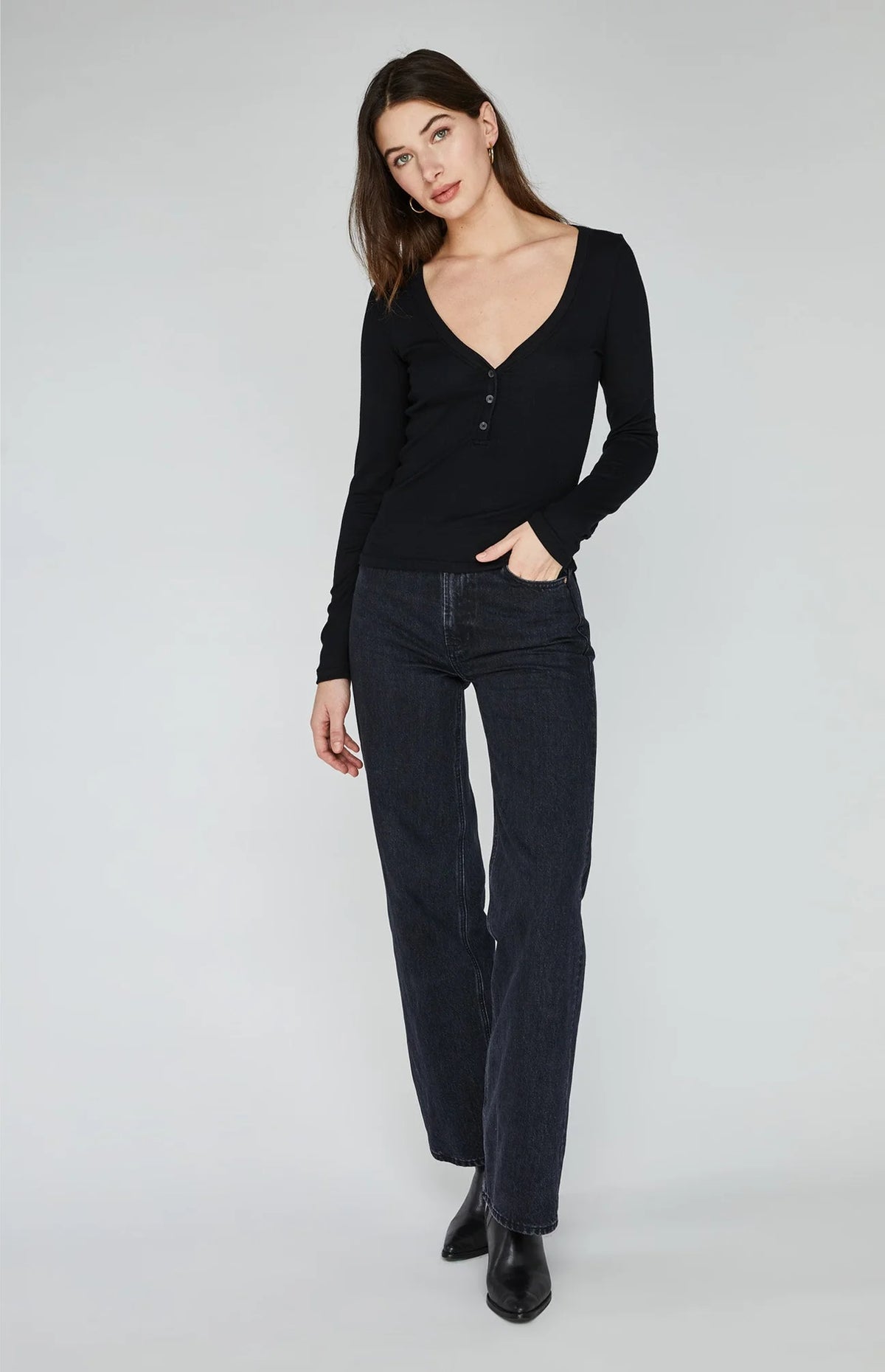 Gentle Fawn Tiana Top | Black + Fawn