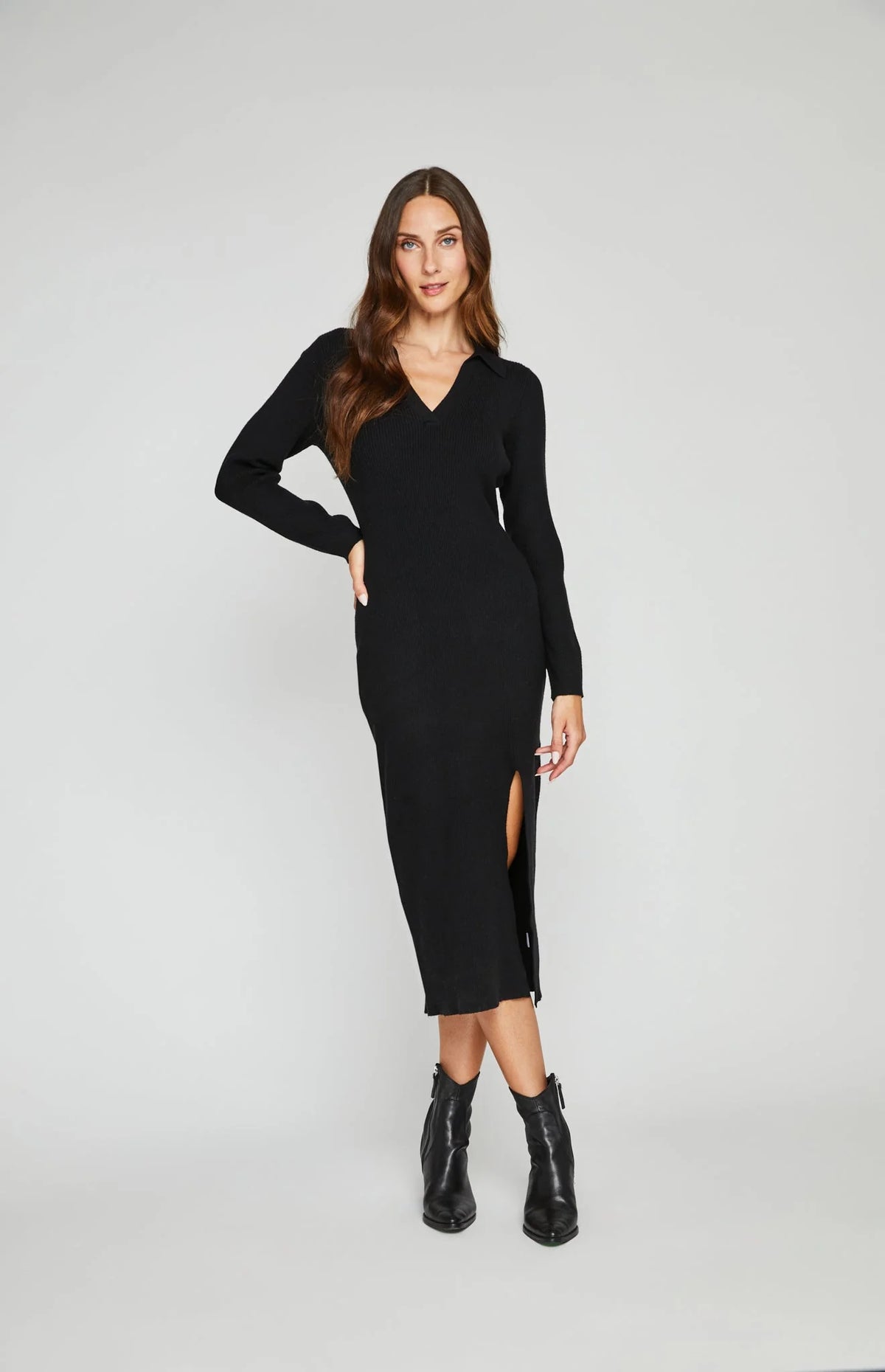 Gentle Fawn Meadow Dress | Black + Java