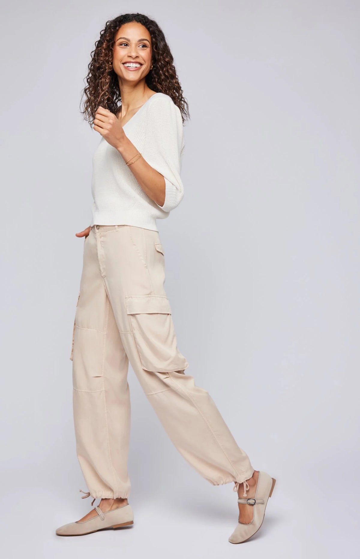 Gentle Fawn Avery Tencel Pant | Olive + Bone