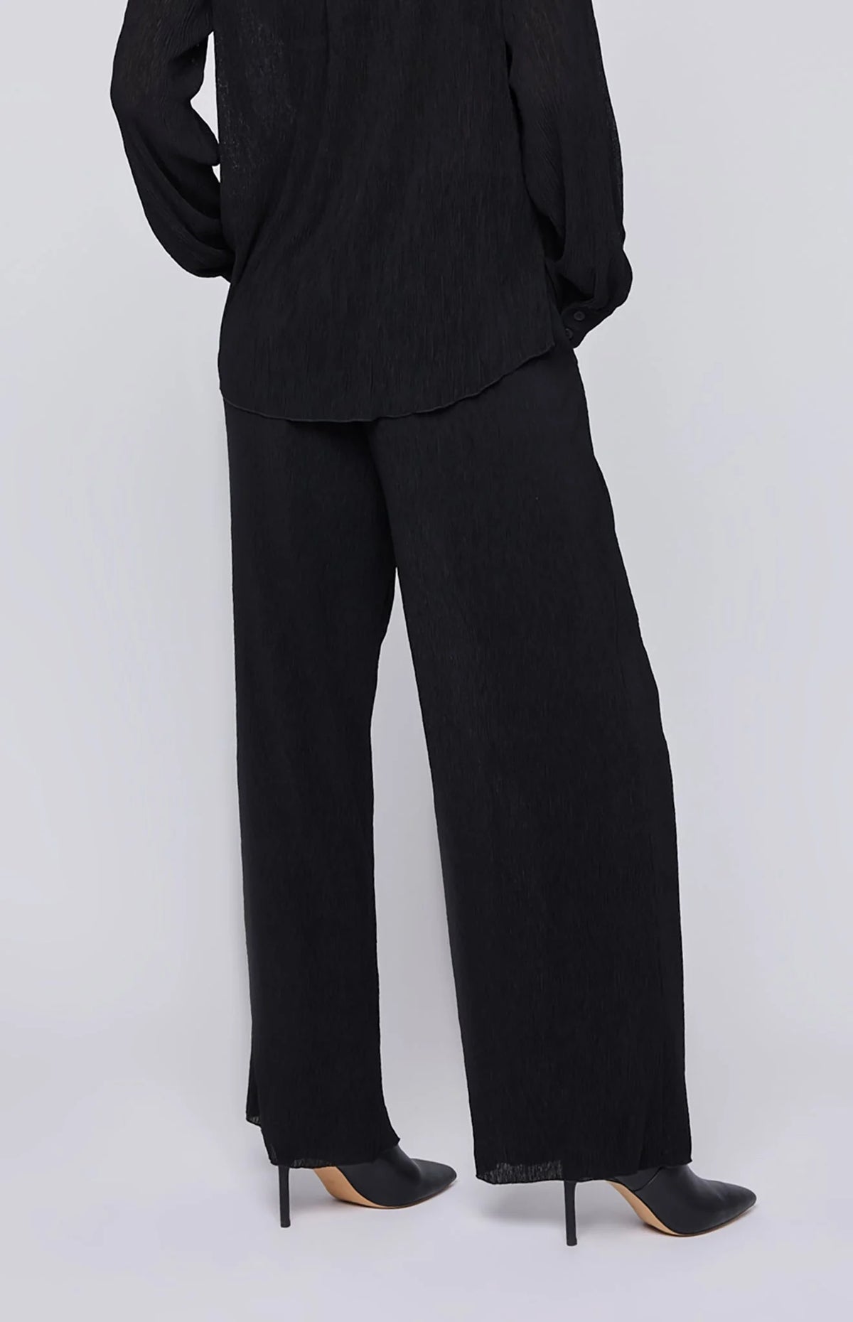 Gentle Fawn Rachelle Pant | Black + Cream Texture