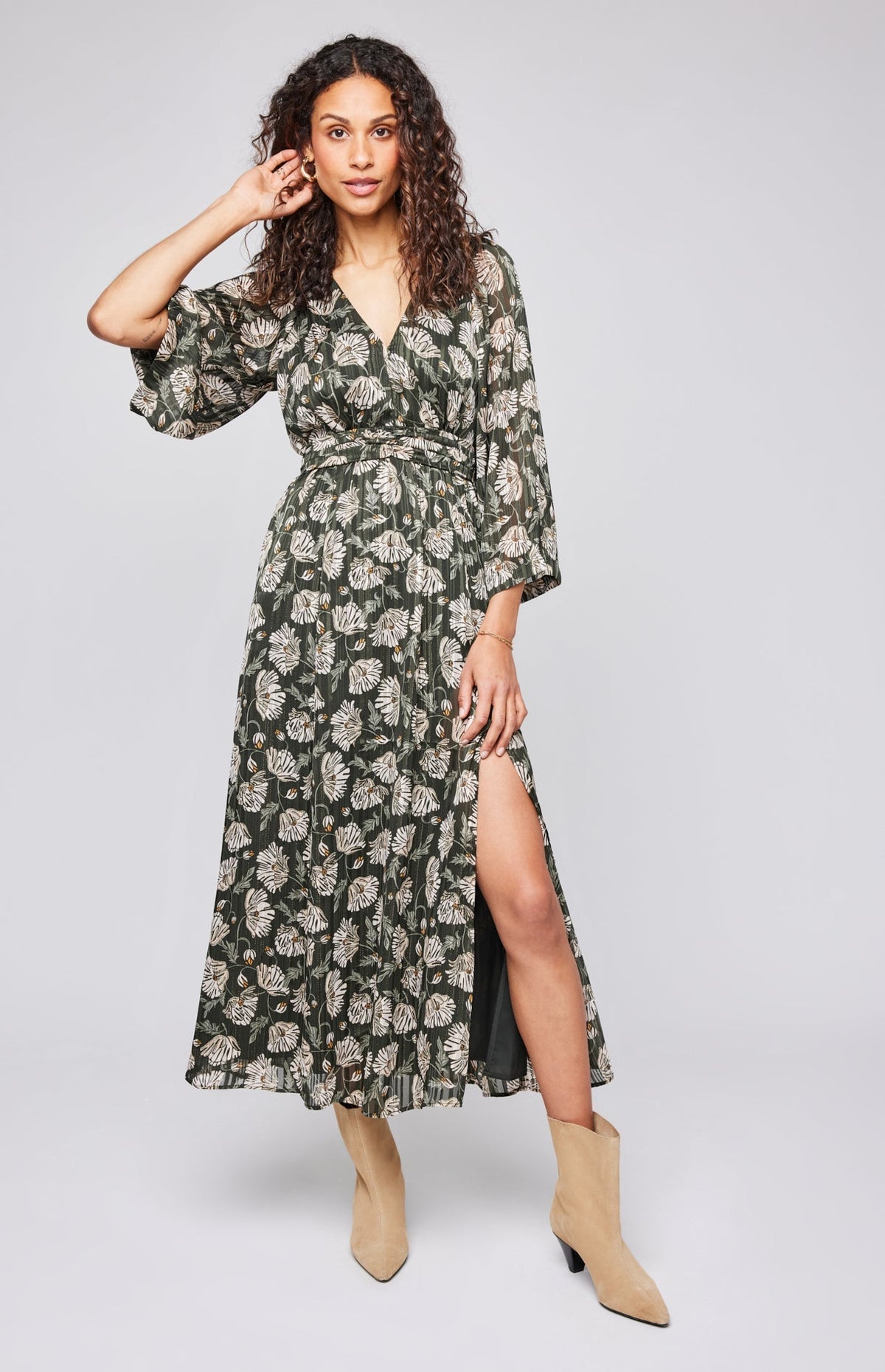 Gentle Fawn Fabienne Dress | Ranger Floral Green