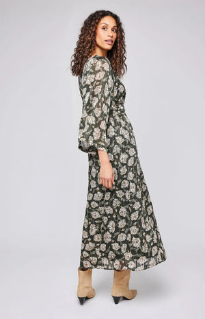 Gentle Fawn Fabienne Dress | Ranger Floral Green