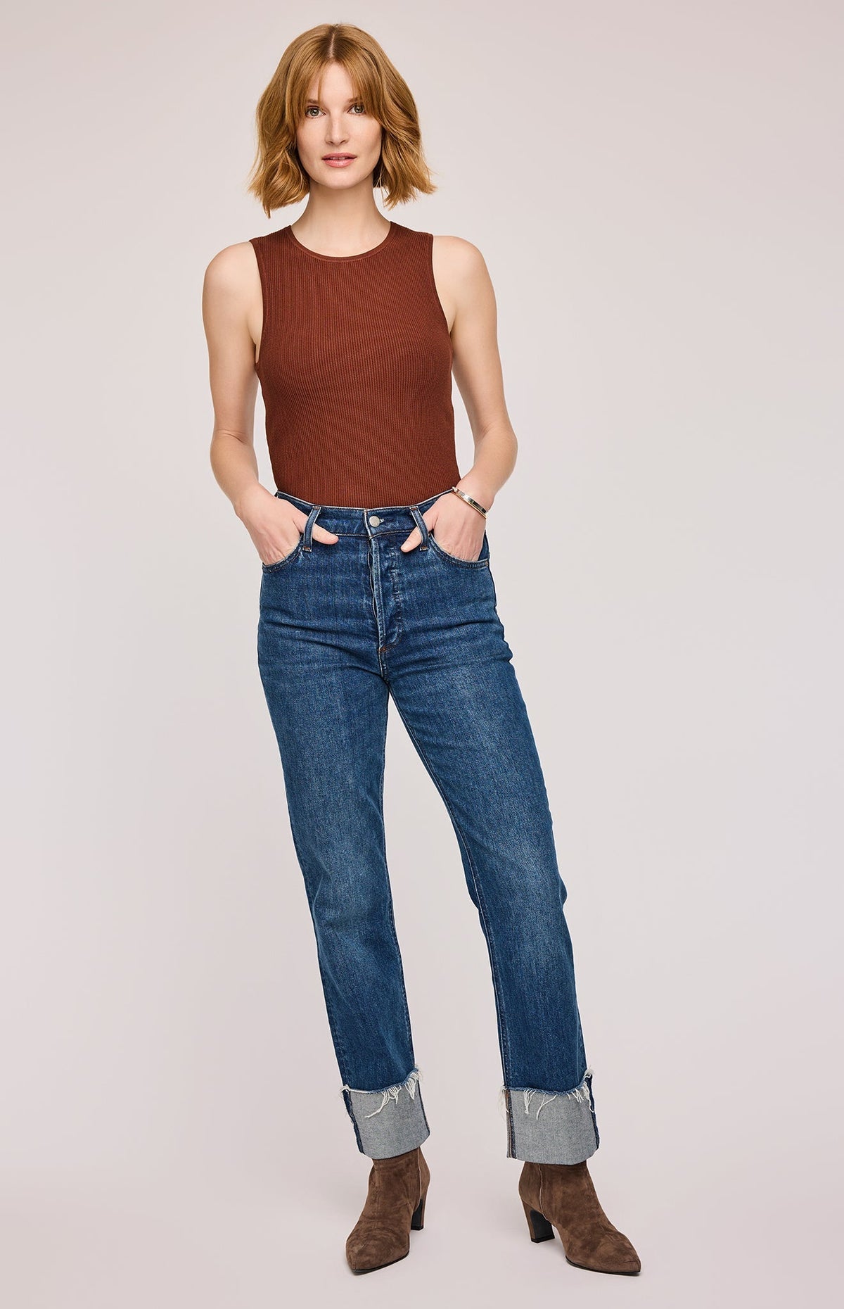 Gentle Fawn Rita Tank | Cream + Cappuccino