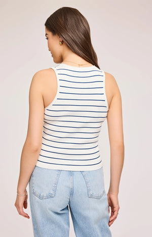 Gentle Fawn Sierra Tank | Blue Stripe