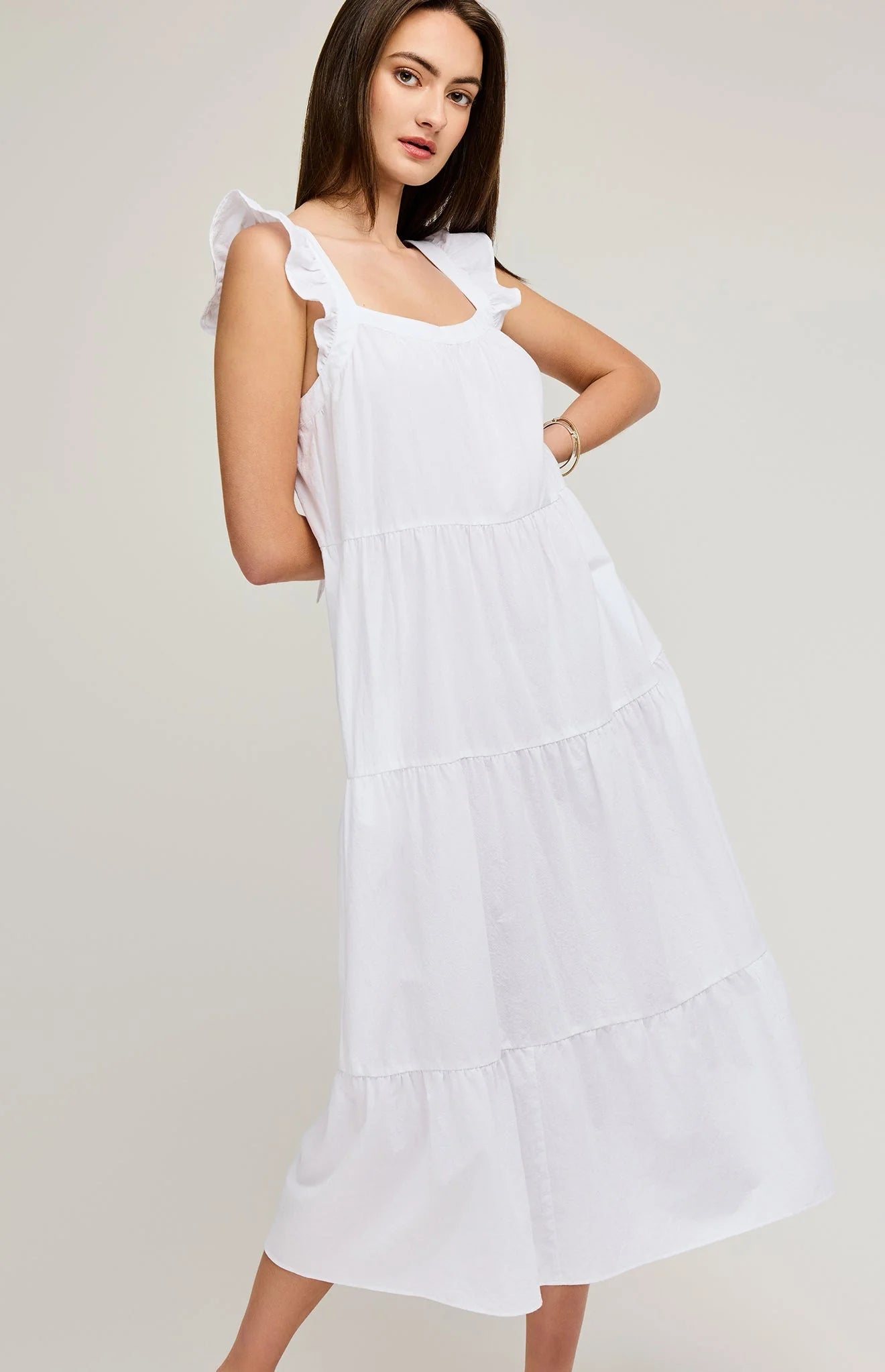 Gentle Fawn Calipso Dress | White