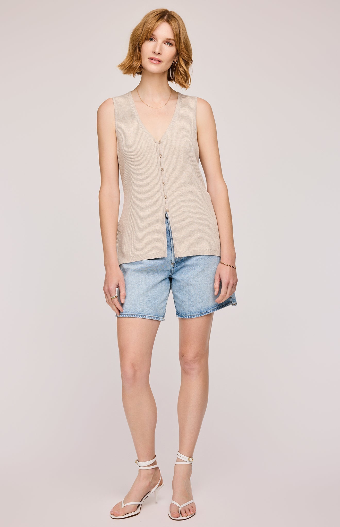 Gentle Fawn Miles Tank | White + Oat