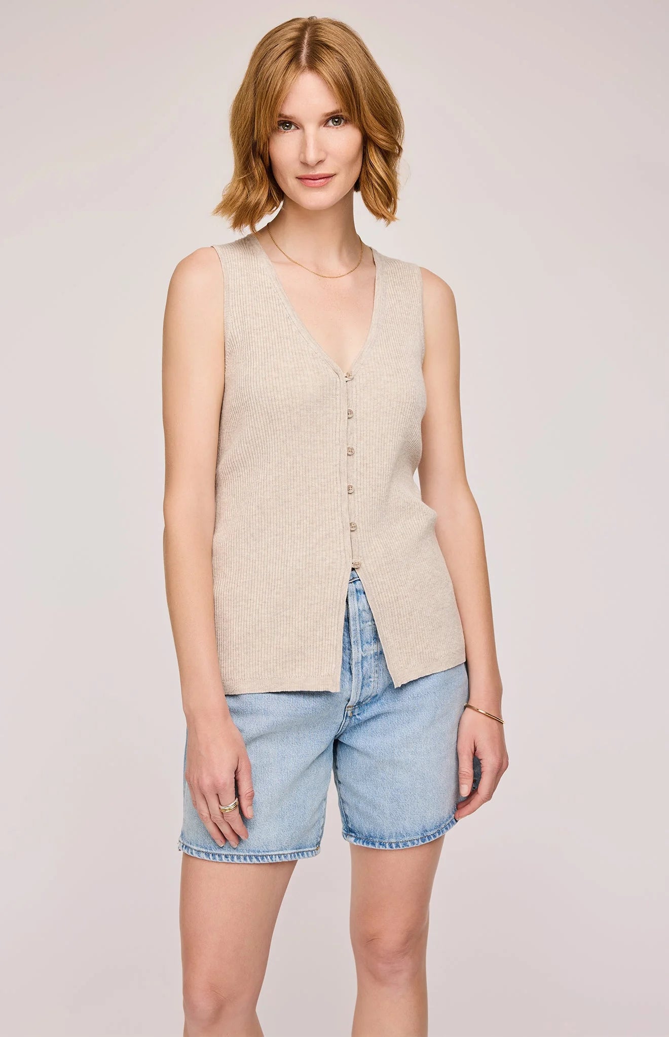 Gentle Fawn Miles Tank | White + Oat