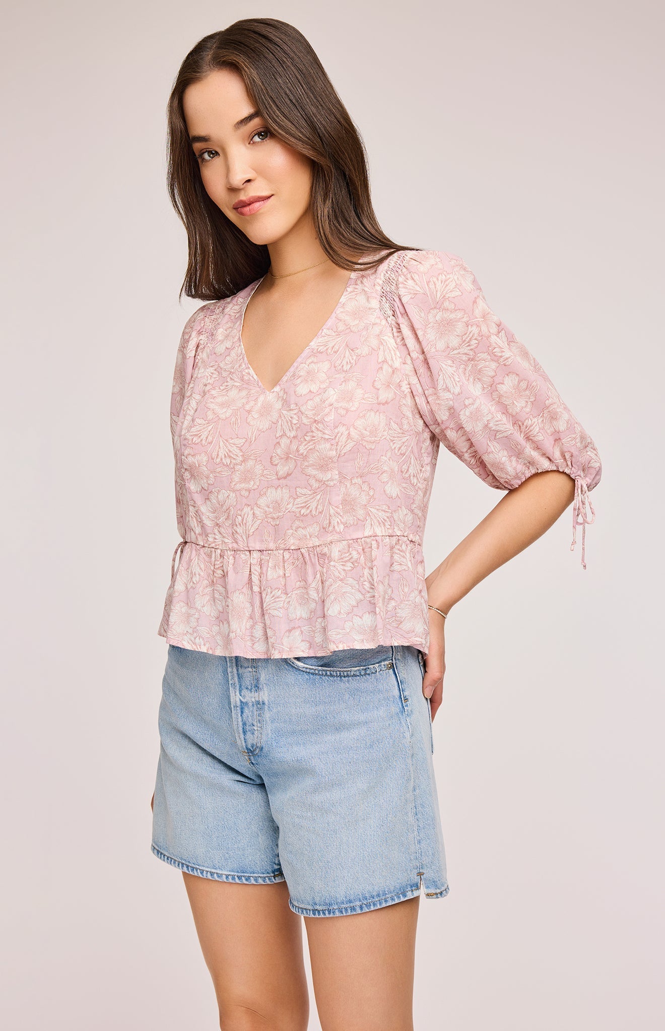 Gentle Fawn Serafina 100% Cotton Top | Blush