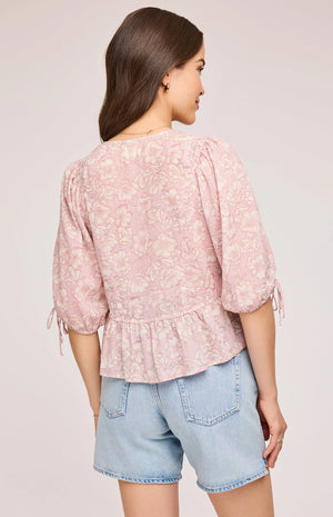 Gentle Fawn Serafina 100% Cotton Top | Blush
