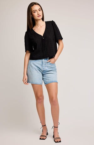 Gentle Fawn Jessa 100% Cotton Top | Black + White