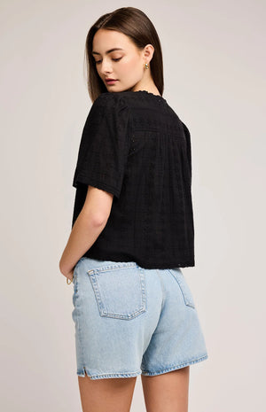 Gentle Fawn Jessa 100% Cotton Top | Black + White