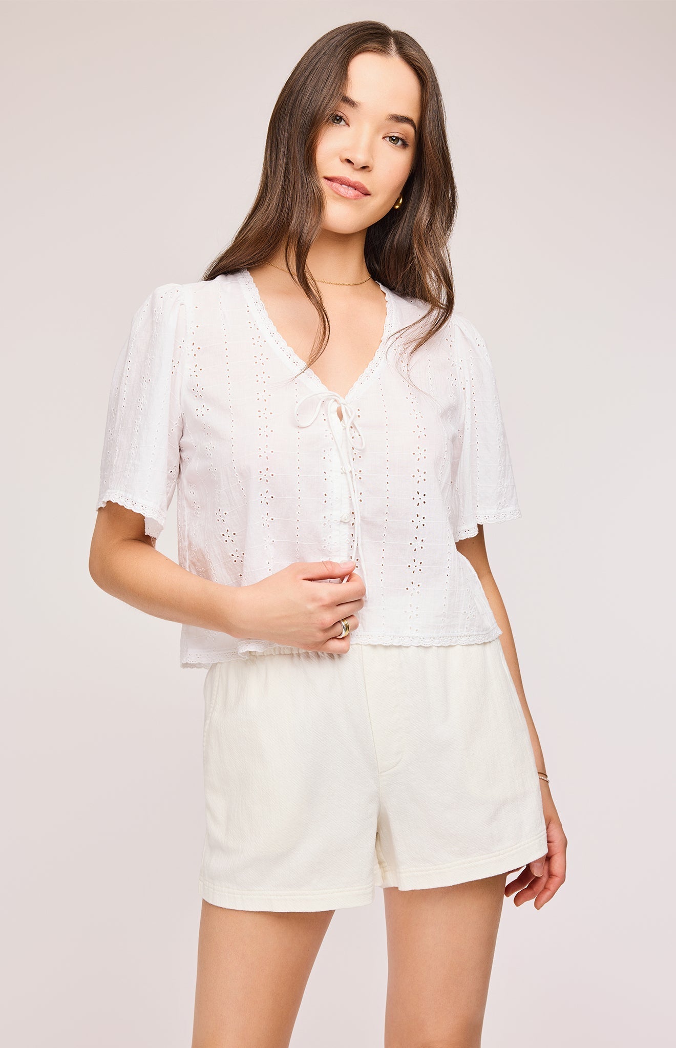 Gentle Fawn Jessa 100% Cotton Top | Black + White