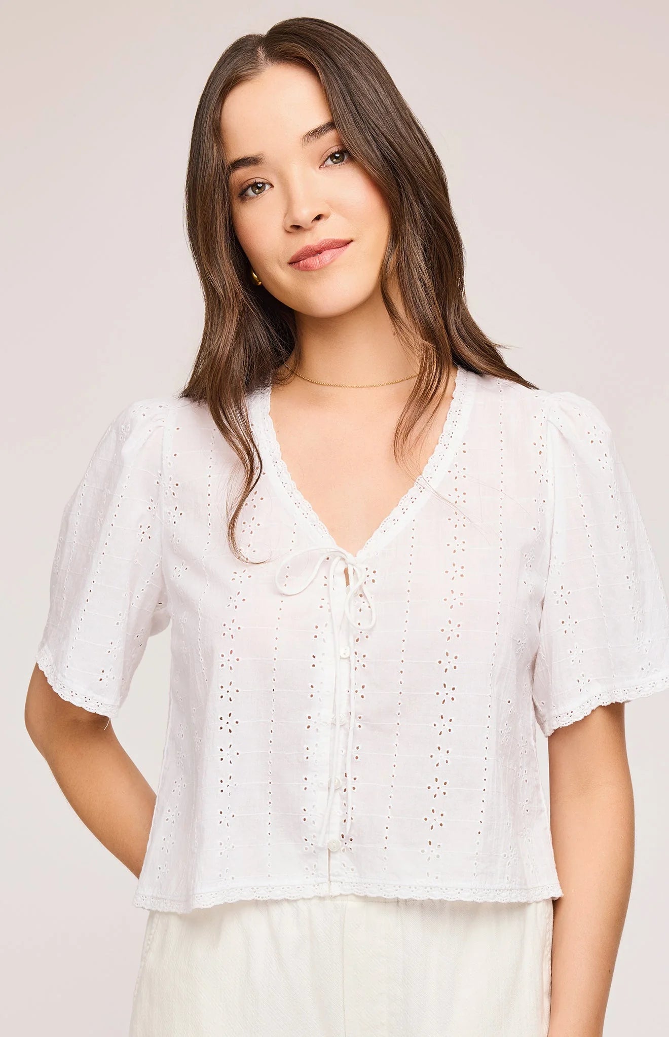 Gentle Fawn Jessa 100% Cotton Top | Black + White