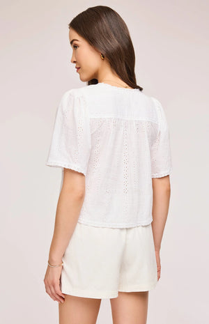 Gentle Fawn Jessa 100% Cotton Top | Black + White