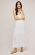 Gentle Fawn Madrid Eyelet Midi 100% Cotton Skirt | White