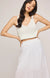 Gentle Fawn Madrid Eyelet Midi 100% Cotton Skirt | White