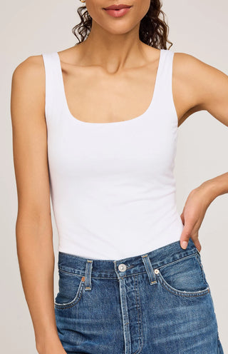 Gentle Fawn Blanche Tank | Black + White