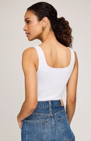 Gentle Fawn Blanche Tank | Black + White