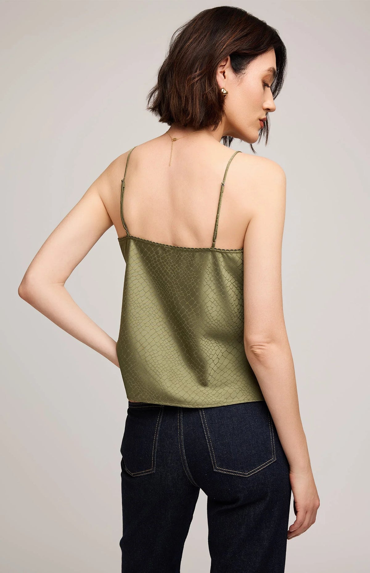 Gentle Fawn Priscilla Satin Tank | Green