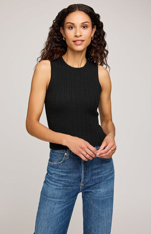 Gentle Fawn Skye Knit Tank | Black