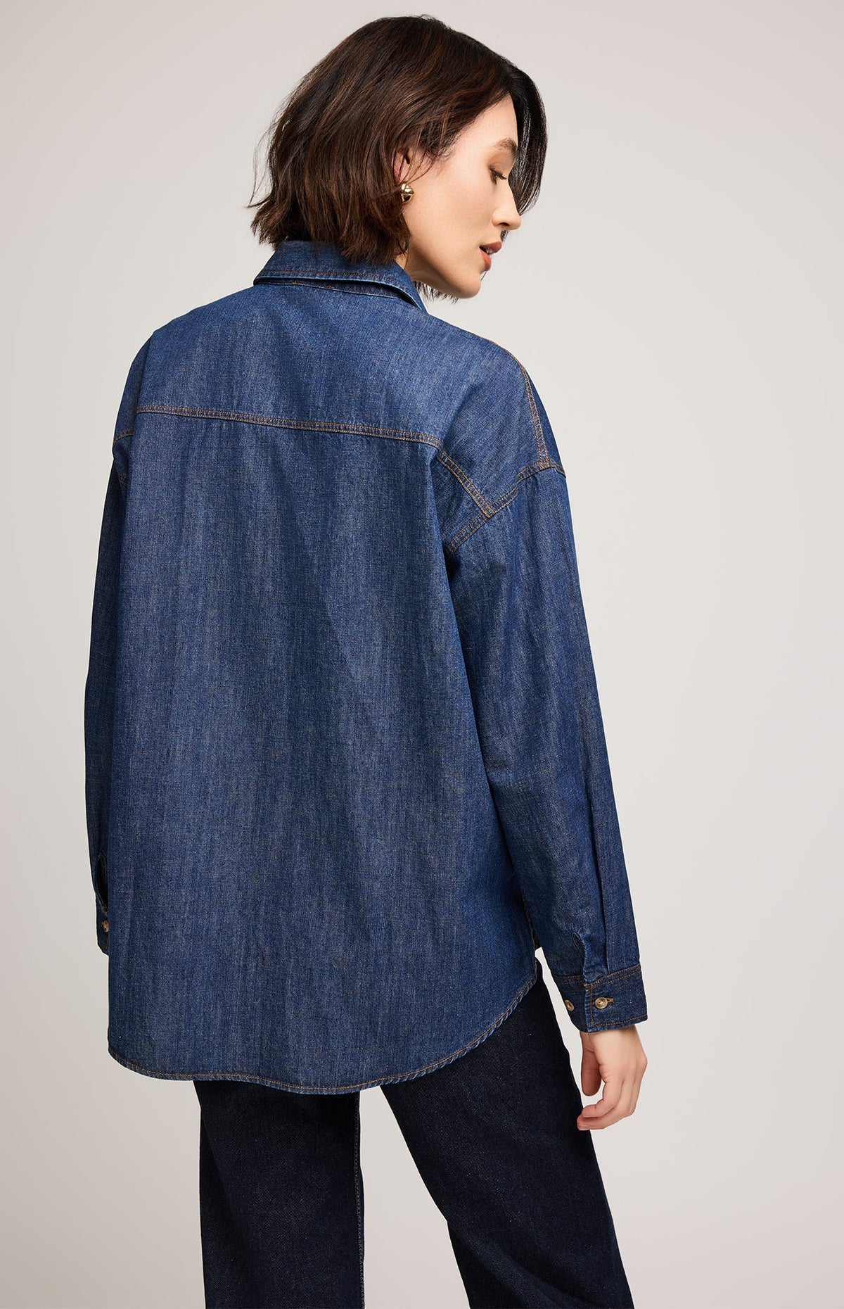 Gentle Fawn Whitney Denim Button Down Shirt | Dark Wash