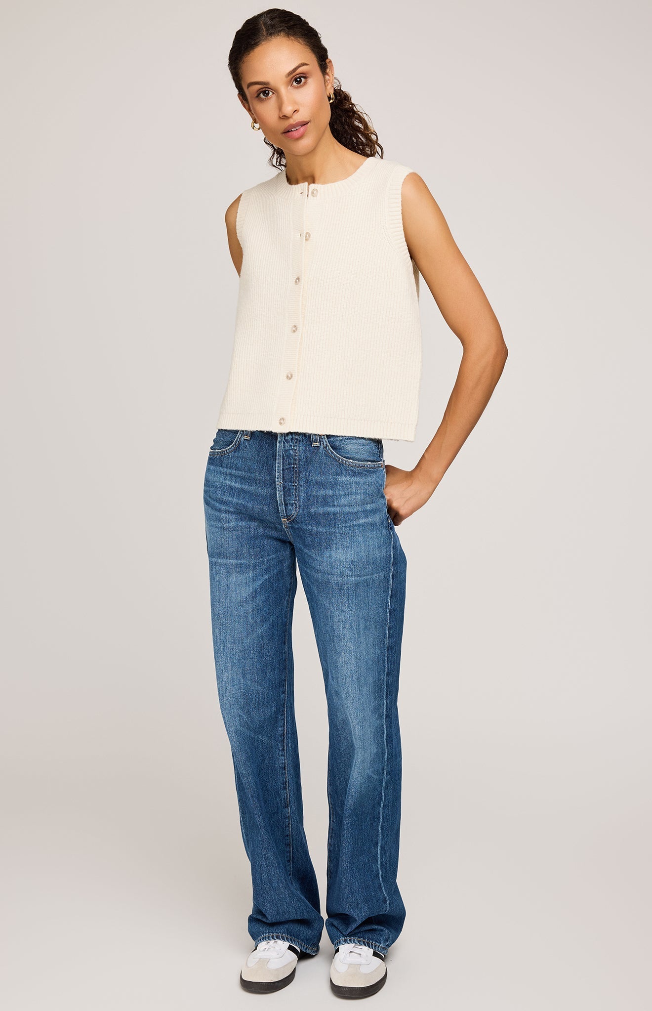 Gentle Fawn Winnie Knit Vest | Cream