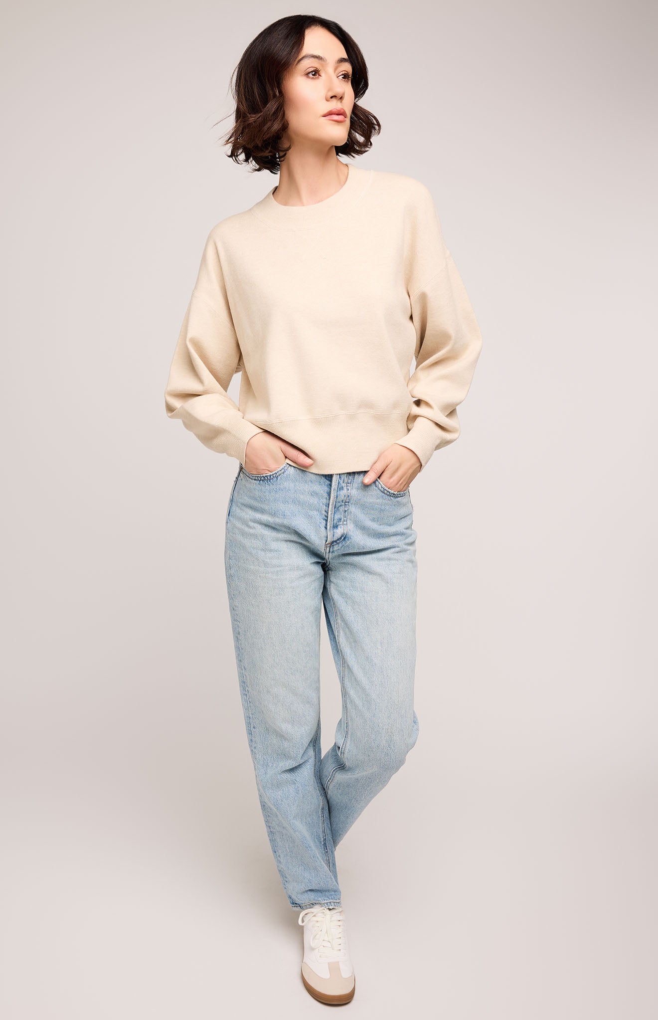 Gentle Fawn Alfie Crewneck Sweater | Heather Oat