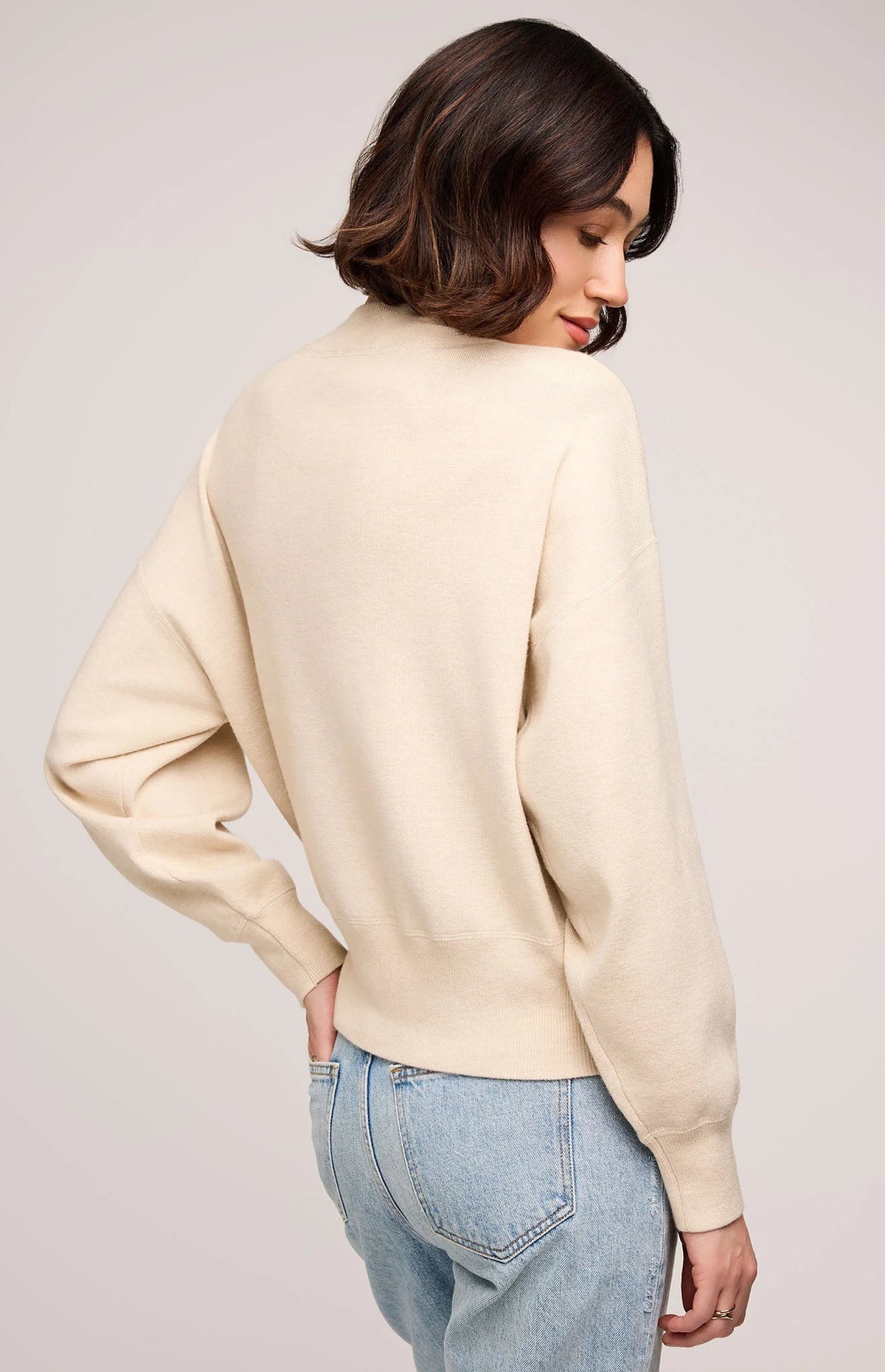 Gentle Fawn Alfie Crewneck Sweater | Heather Oat