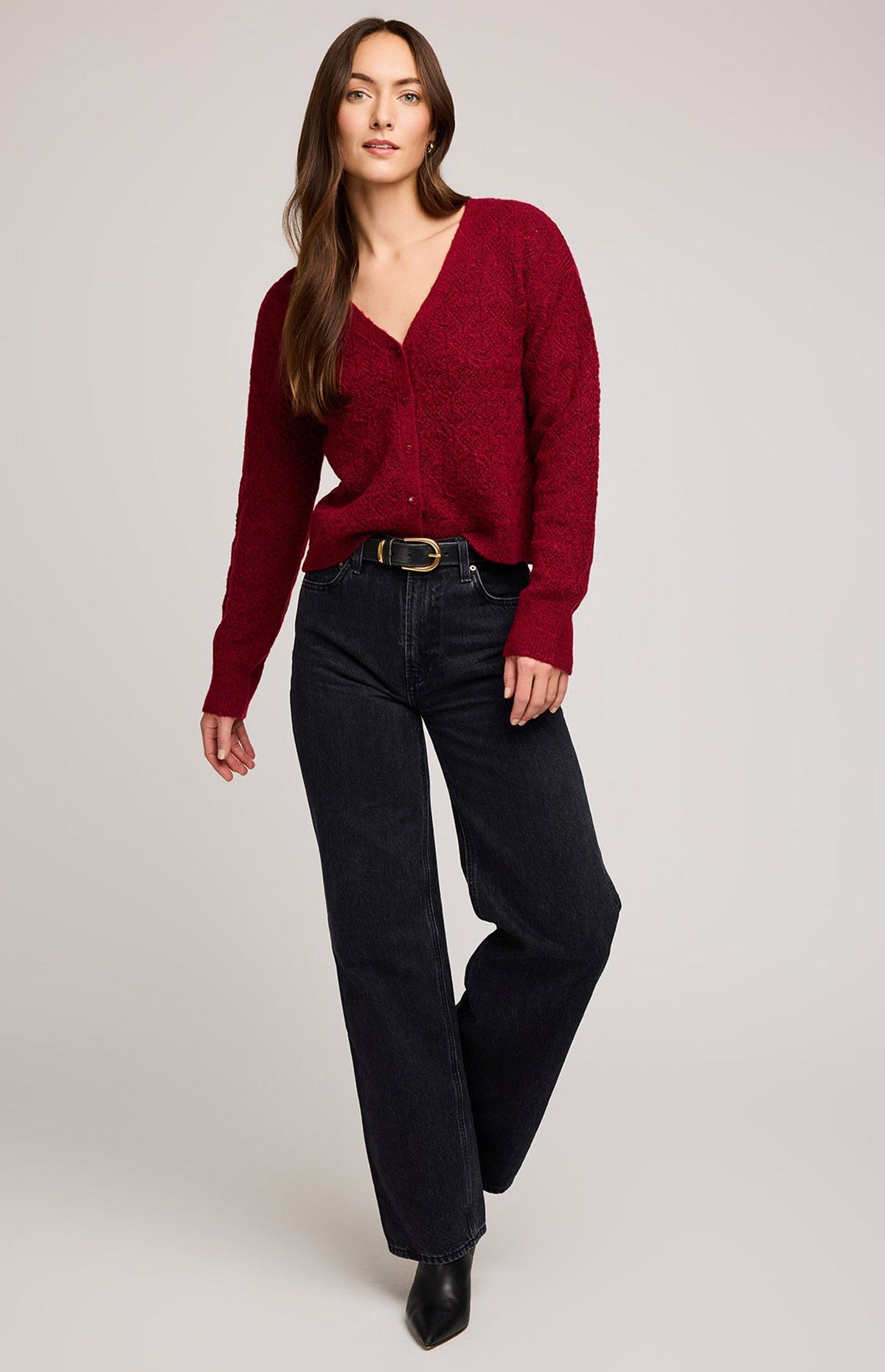 Gentle Fawn Lila Cardigan | Heather Crimson