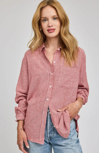 Gentle Fawn Dominique Top | Garnet Stripe