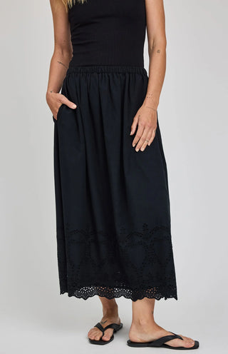 Gentle Fawn Elodie Skirt | White + Black