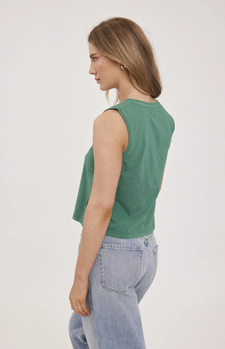 Gentle Fawn Kate Tank | Green + Navy