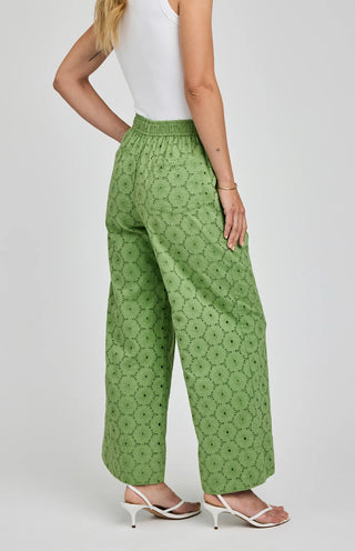 Gentle Fawn Martina Eyelet Pant | Jade