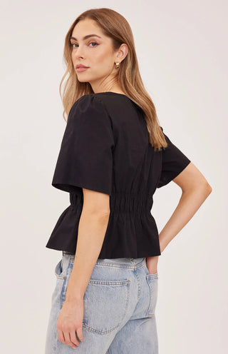 Gentle Fawn Iona Top | Black + White