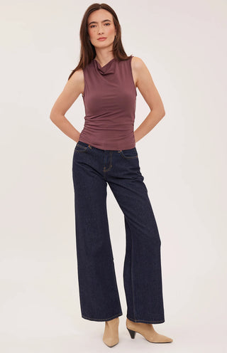 Gentle Fawn Indra Tank | Black + Mulberry