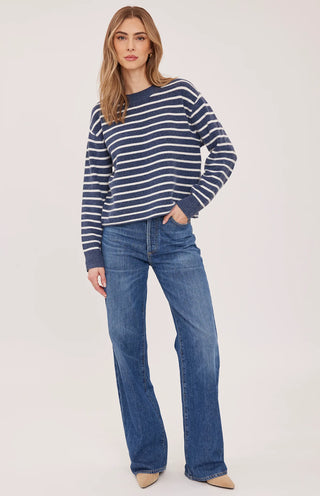 Gentle Fawn Wandra Sweater | Navy Stripe