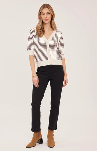 Gentle Fawn Hildi Cardigan | Fig Stripe