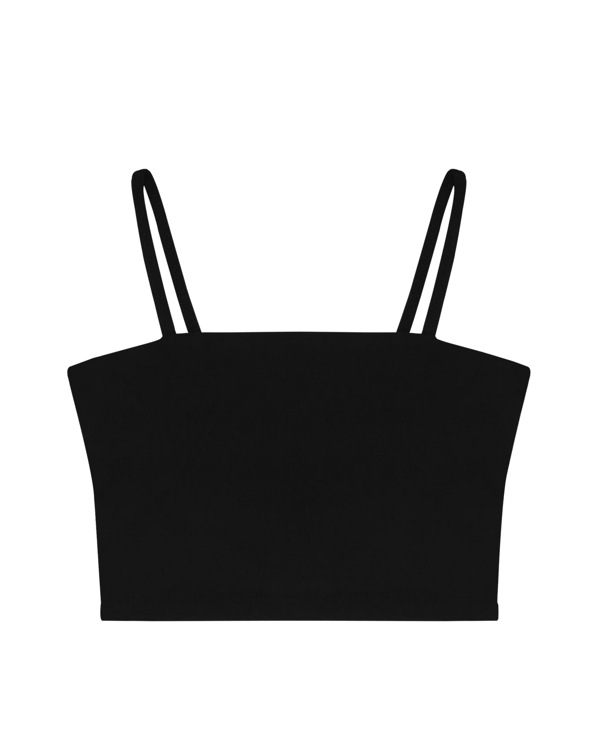 Huha Tata Crop Cami | Black + Grey