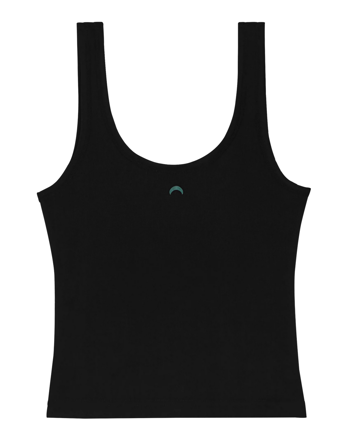 Huha Sporty Crop Tank | Black + Grey