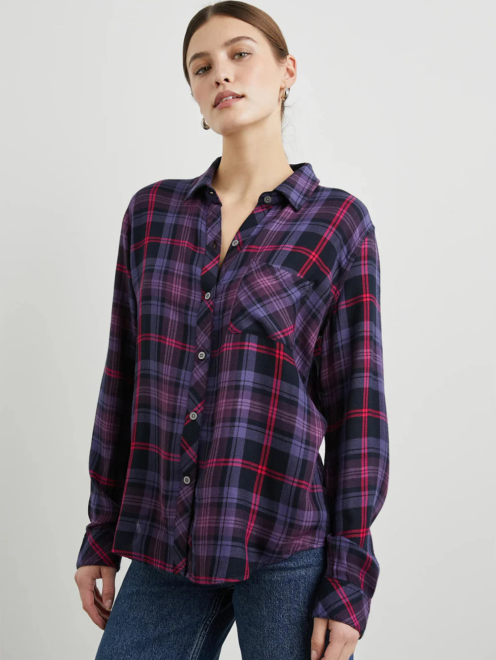 Rails Hunter Button-Down Plaid Shirt